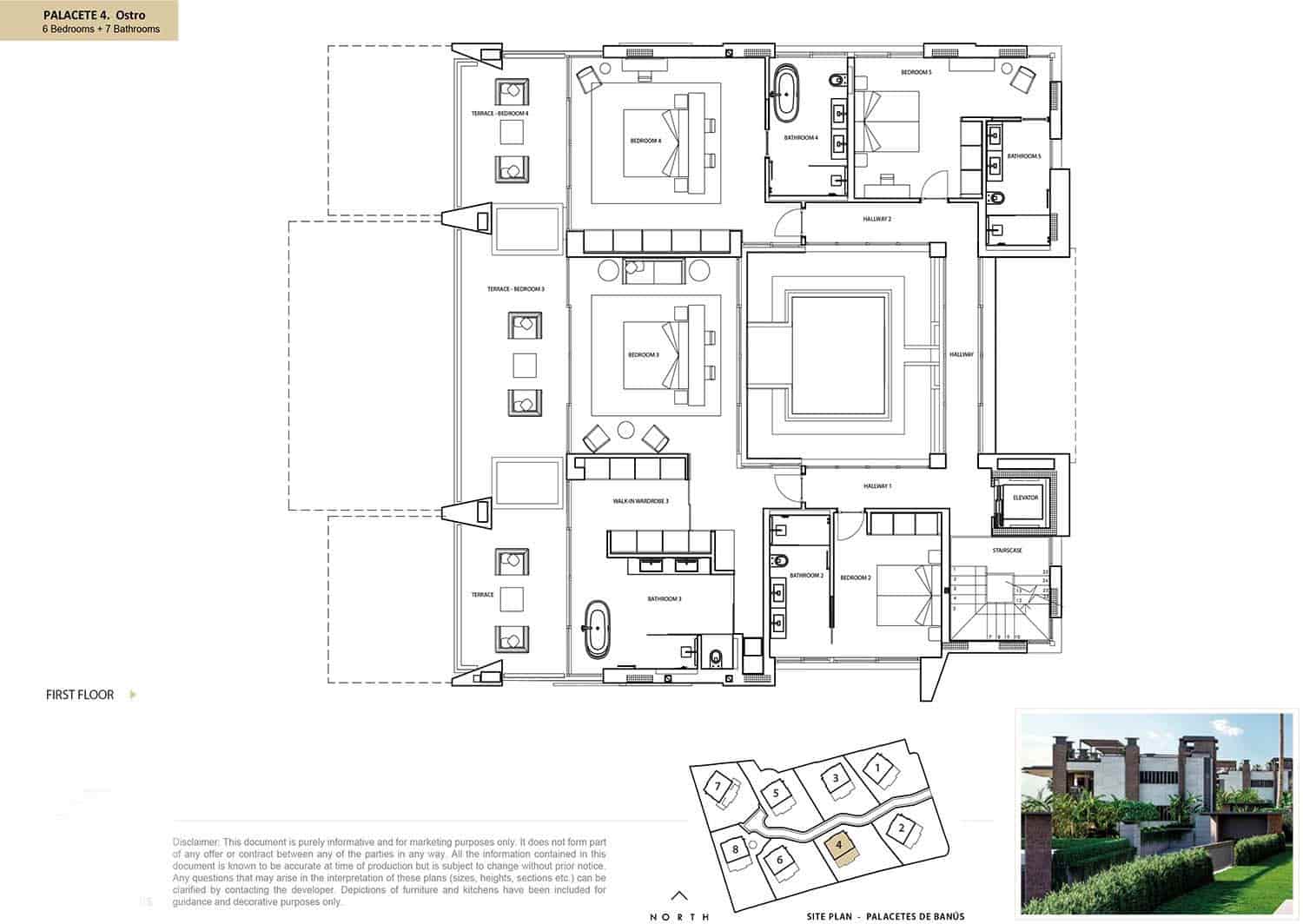 6 sypialnia Willa na sprzedaż w Puerto Banus z basenem garażem - 8 800 000 € (Ref: 7099360)