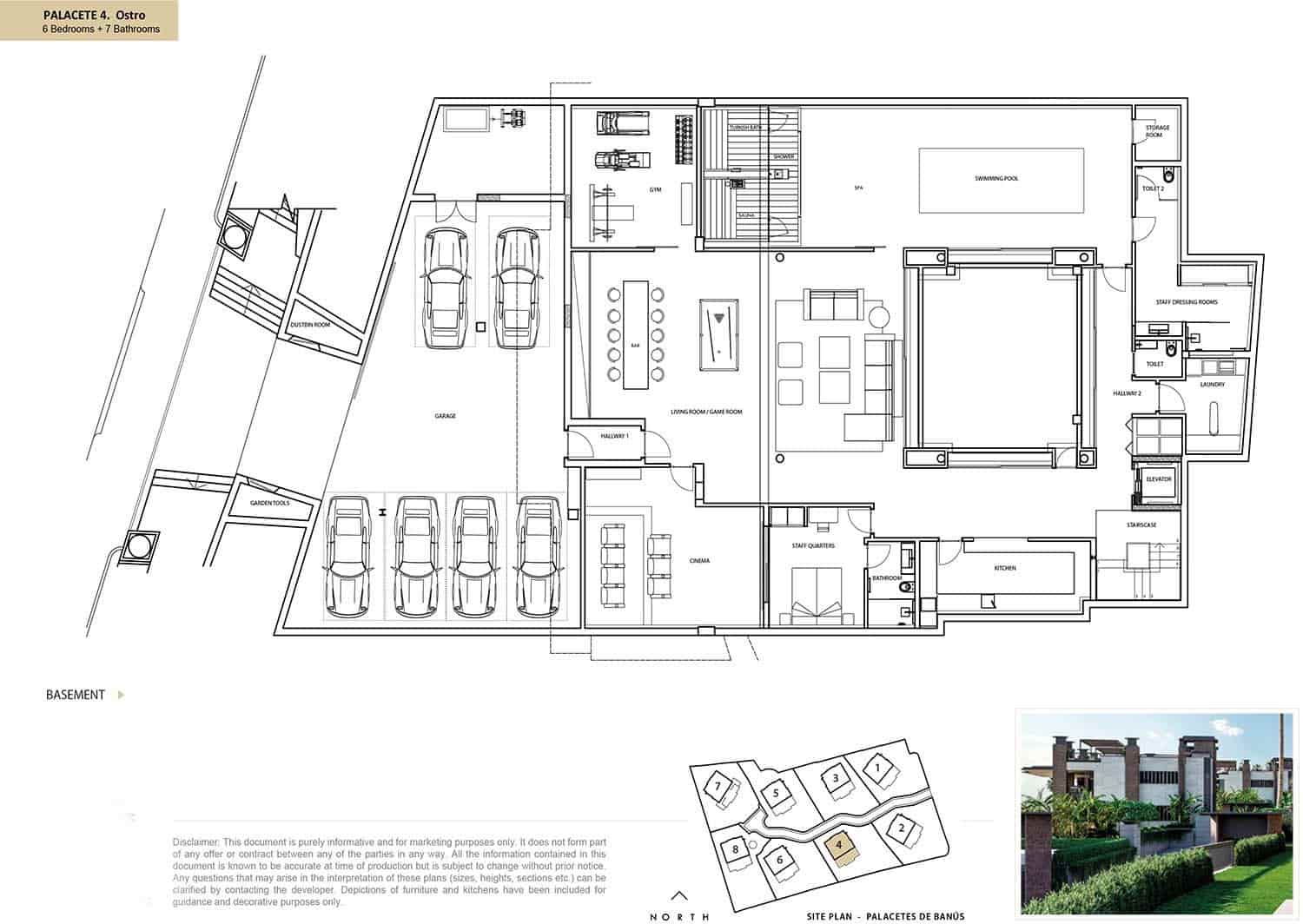 6 sypialnia Willa na sprzedaż w Puerto Banus z basenem garażem - 8 800 000 € (Ref: 7099360)