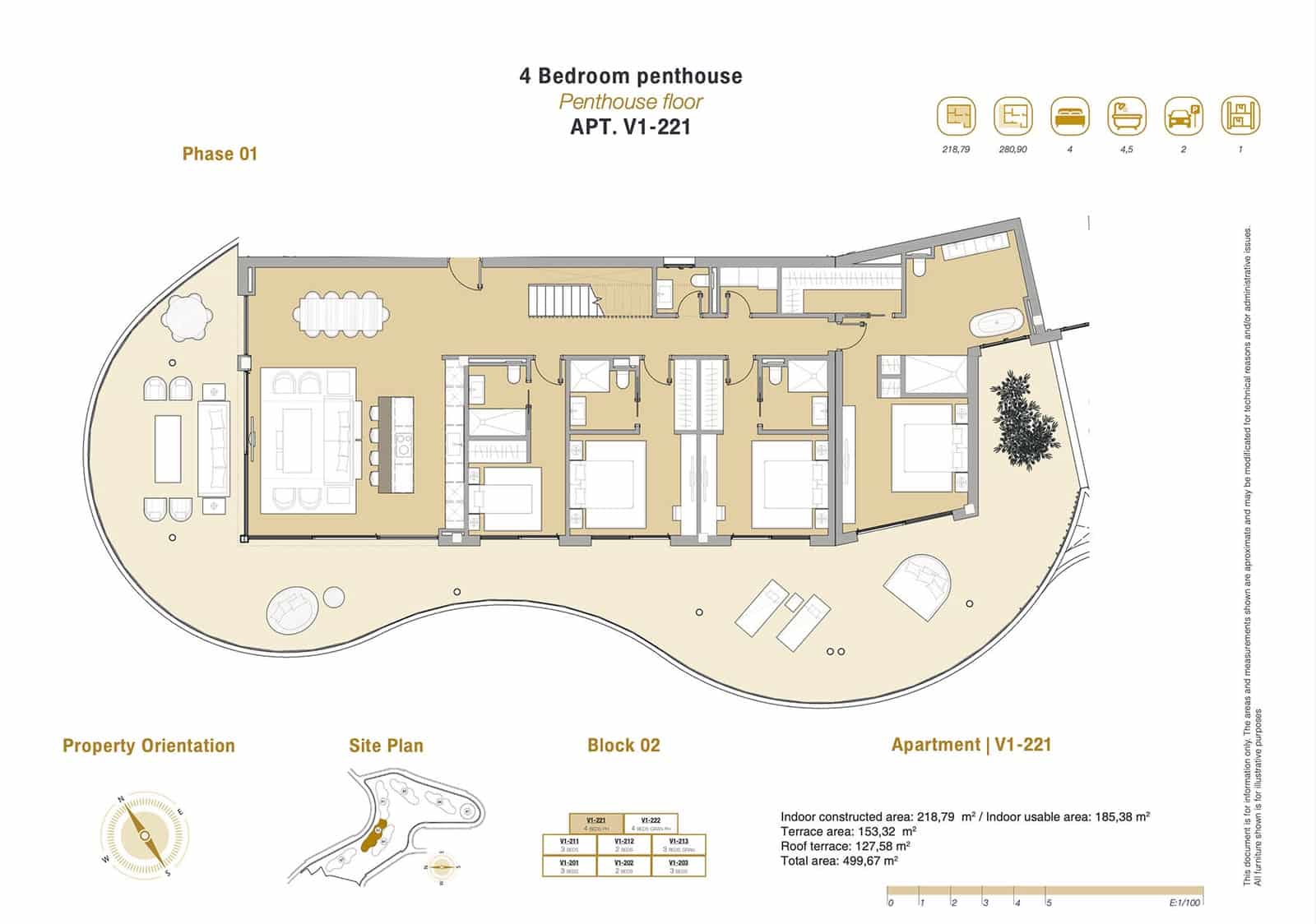 4 soveværelse Penthouse til salg i La Quinta med swimmingpool garage - € 2.290.000 (Ref: 7104954)