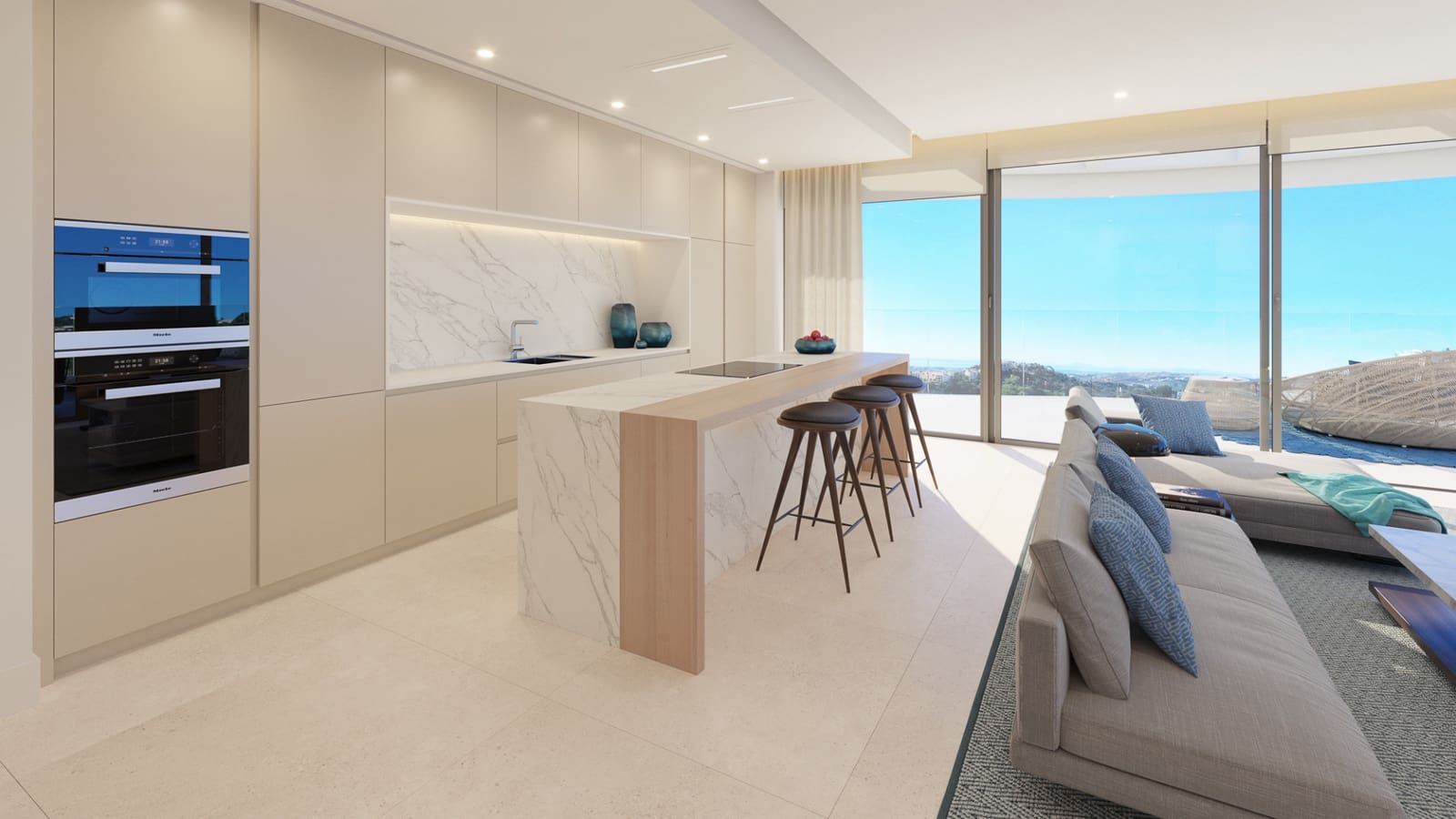 4 soverom Penthouse til salgs i La Quinta med svømmebasseng garasje - € 2 590 000 (Ref: 7104954)