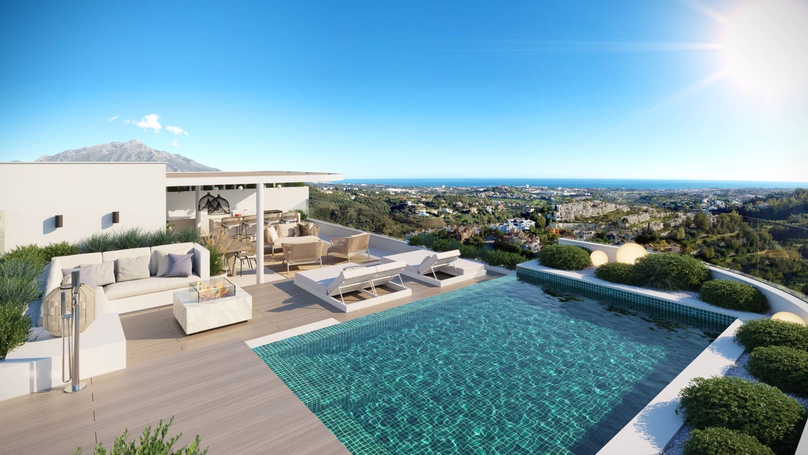 4 soverom Penthouse til salgs i La Quinta med svømmebasseng garasje - € 2 590 000 (Ref: 7104954)