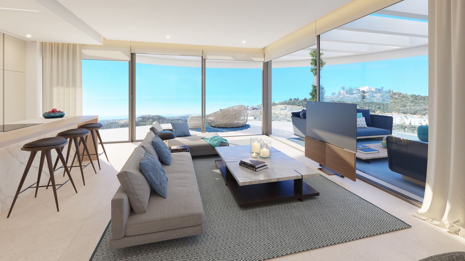 4 soverom Penthouse til salgs i La Quinta med svømmebasseng garasje - € 2 590 000 (Ref: 7104954)