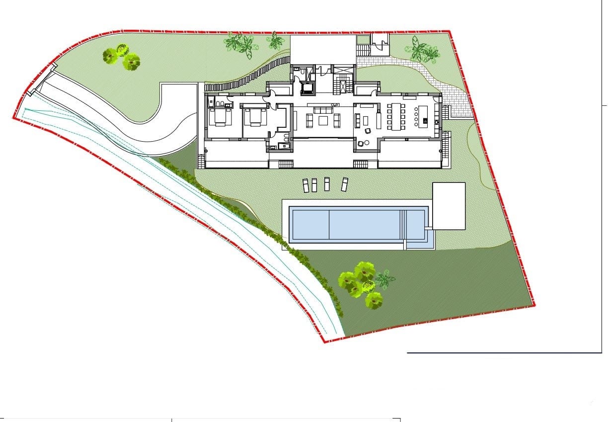 6 soveværelse Semi-Rækkehus til salg i Benahavis med swimmingpool garage - € 4.000.000 (Ref: 7187116)