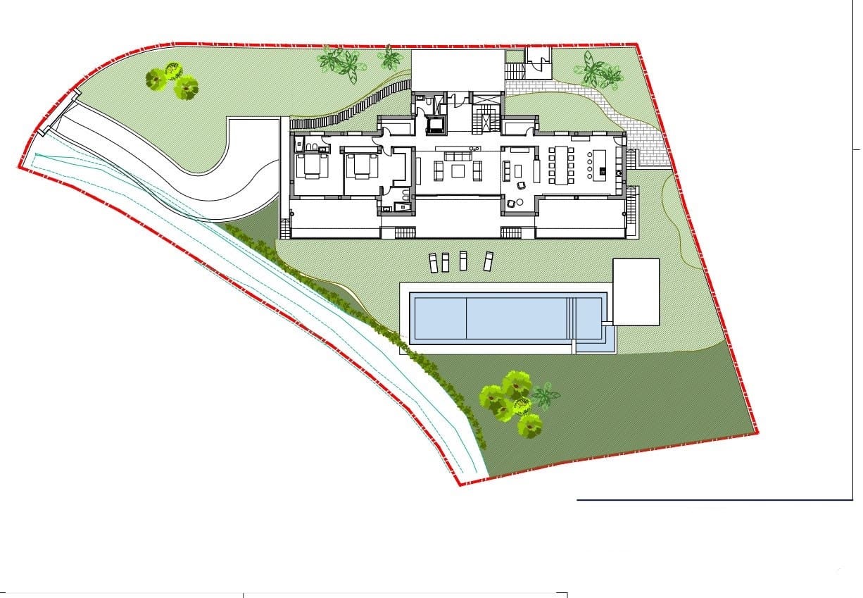 6 soveværelse Semi-Rækkehus til salg i Benahavis med swimmingpool garage - € 4.000.000 (Ref: 7187116)