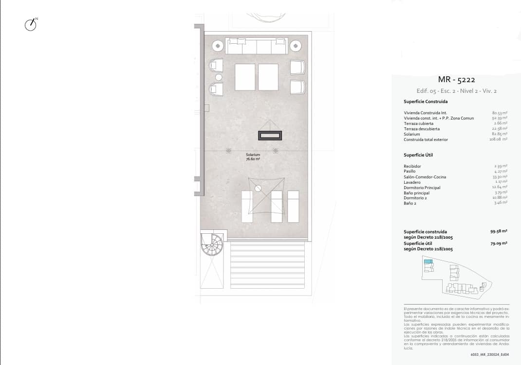2 soveværelse Penthouse til salg i Benalmadena med swimmingpool garage - € 559.000 (Ref: 7400448)