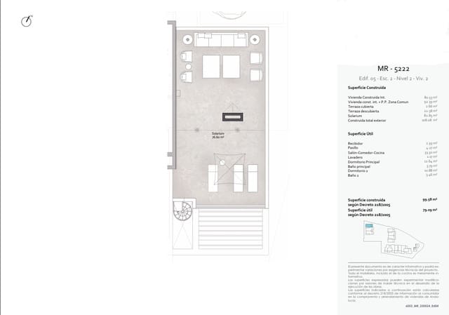 2 soveværelse Penthouse til salg i Benalmádena med swimmingpool garage - € 559.000 (Ref: 7400448)