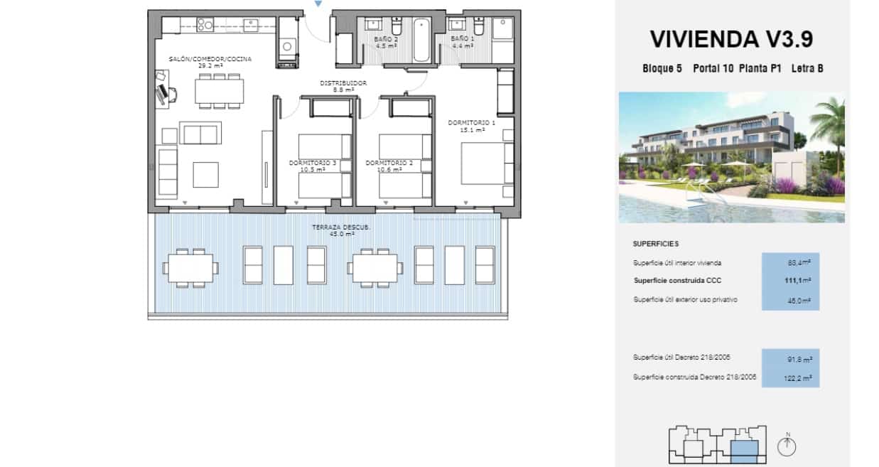 3 soveværelse Lejlighed til salg i Estepona med swimmingpool garage - € 360.000 (Ref: 7403900)