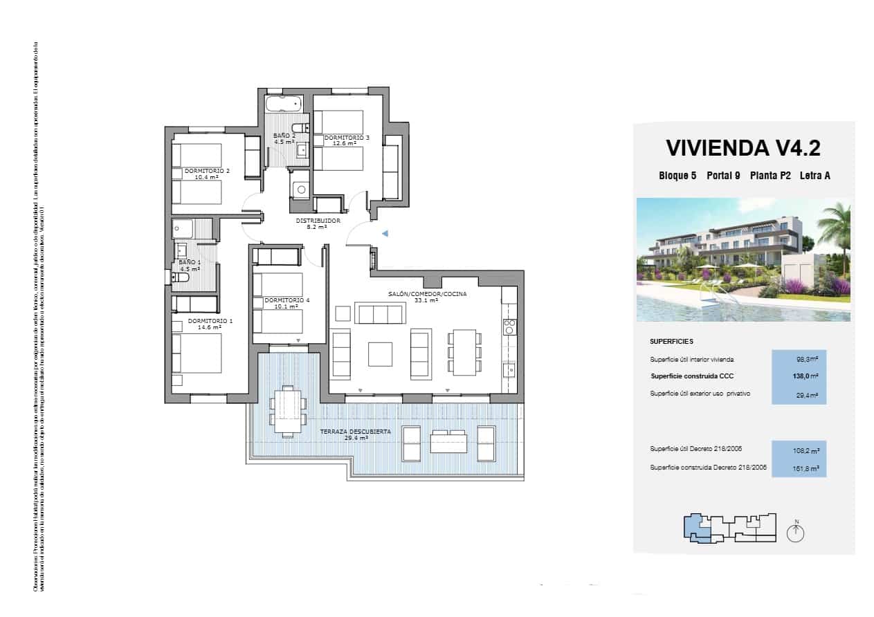 4 chambre Appartement à vendre à Estepona avec piscine garage - 566 000 € (Ref: 7403900)