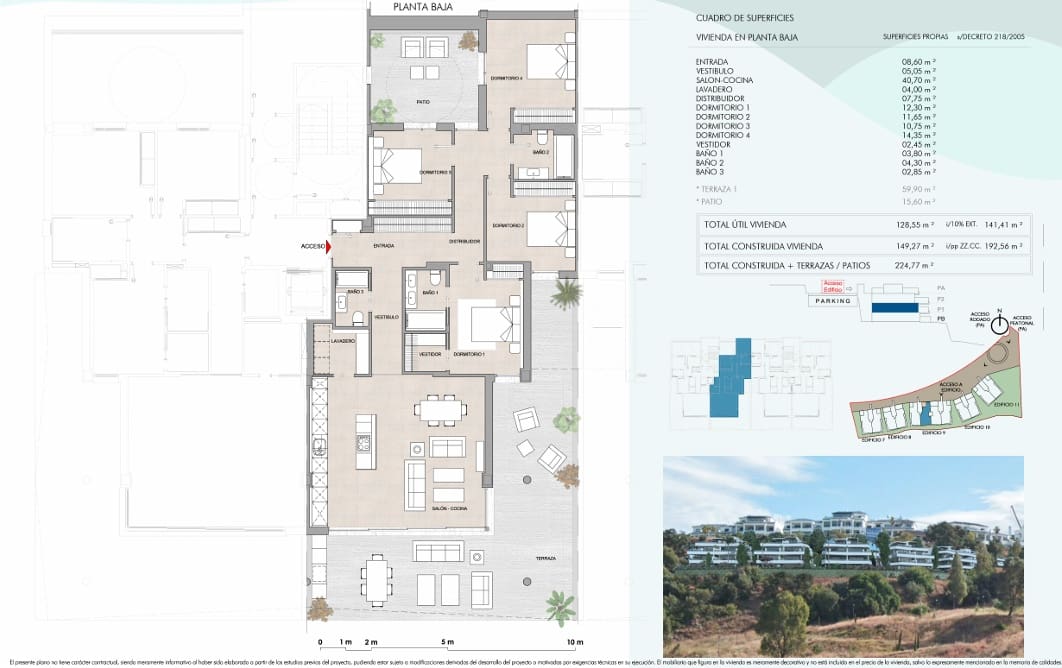 4 quarto Apartamento para venda em Estepona com piscina garagem - 907 535 € (Ref: 7427123)
