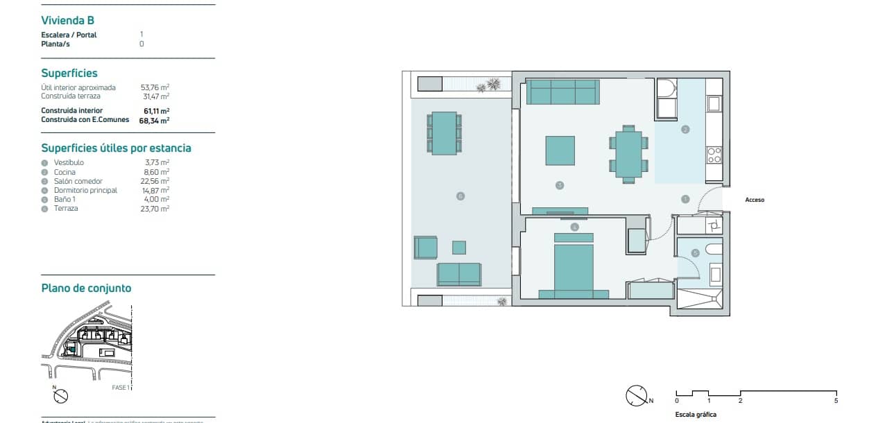 3 sovrum Lägenhet till salu i Estepona med pool garage - 453 000 € (Ref: 7438081)