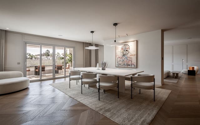 4 sypialnia Apartament na sprzedaż w Marbella z basenem garażem - 3 495 000 € (Ref: 7446684)