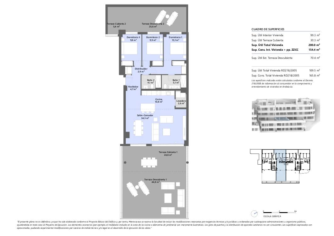 3 bedroom Apartment for sale in Marbella with pool garage - € 759,000 (Ref: 7454962)