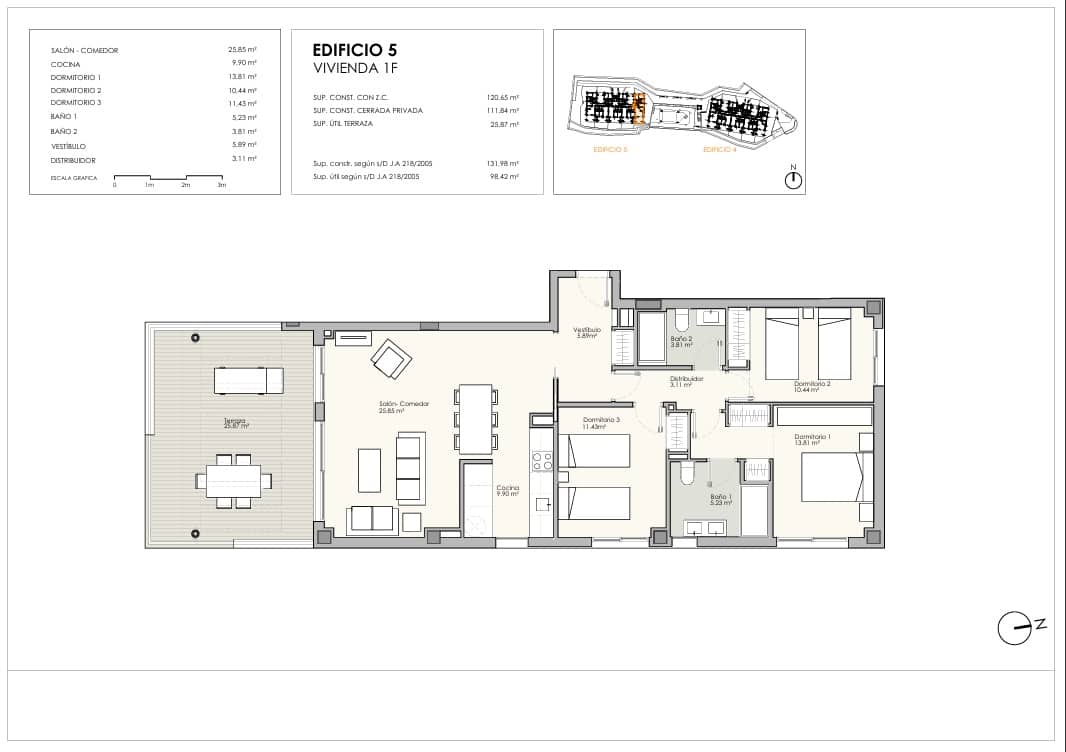 3 soverom Leilighet til salgs i Casares med svømmebasseng garasje - € 476 000 (Ref: 7527485)