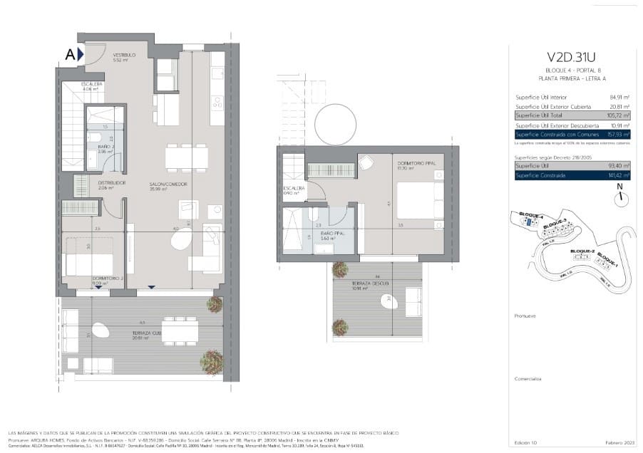2 soveværelse Penthouse til salg i Benalmadena med swimmingpool garage - € 585.000 (Ref: 7532505)