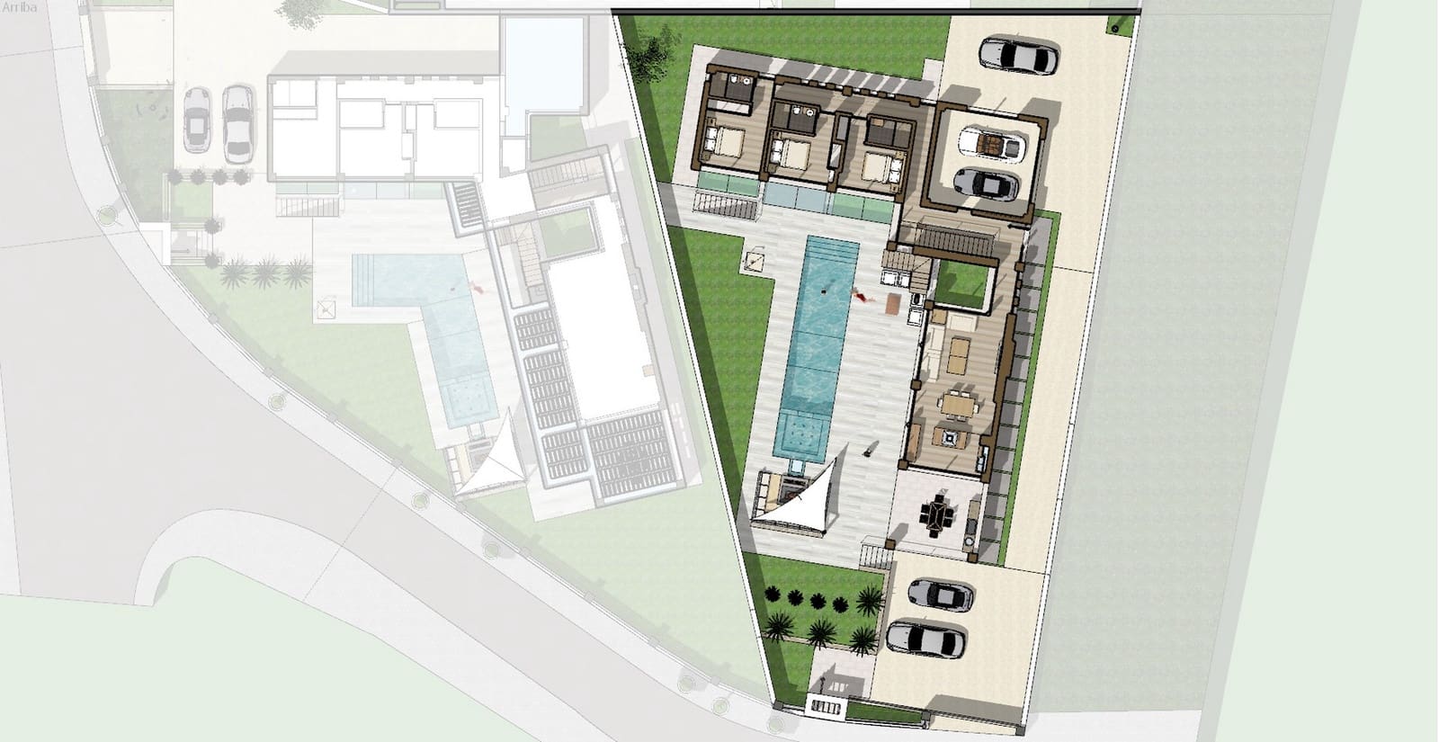 5 sypialnia Willa na sprzedaż w El Chaparral z basenem garażem - 2 548 000 € (Ref: 7639181)