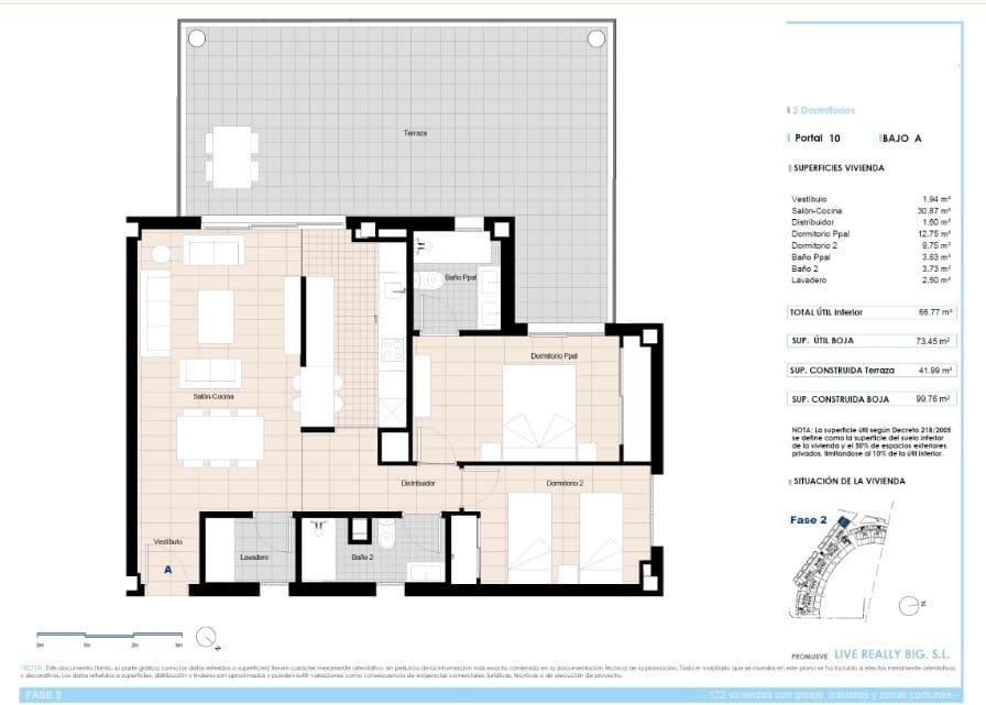 2 soverom Leilighet til salgs i Manilva med svømmebasseng garasje - € 346 000 (Ref: 7878455)