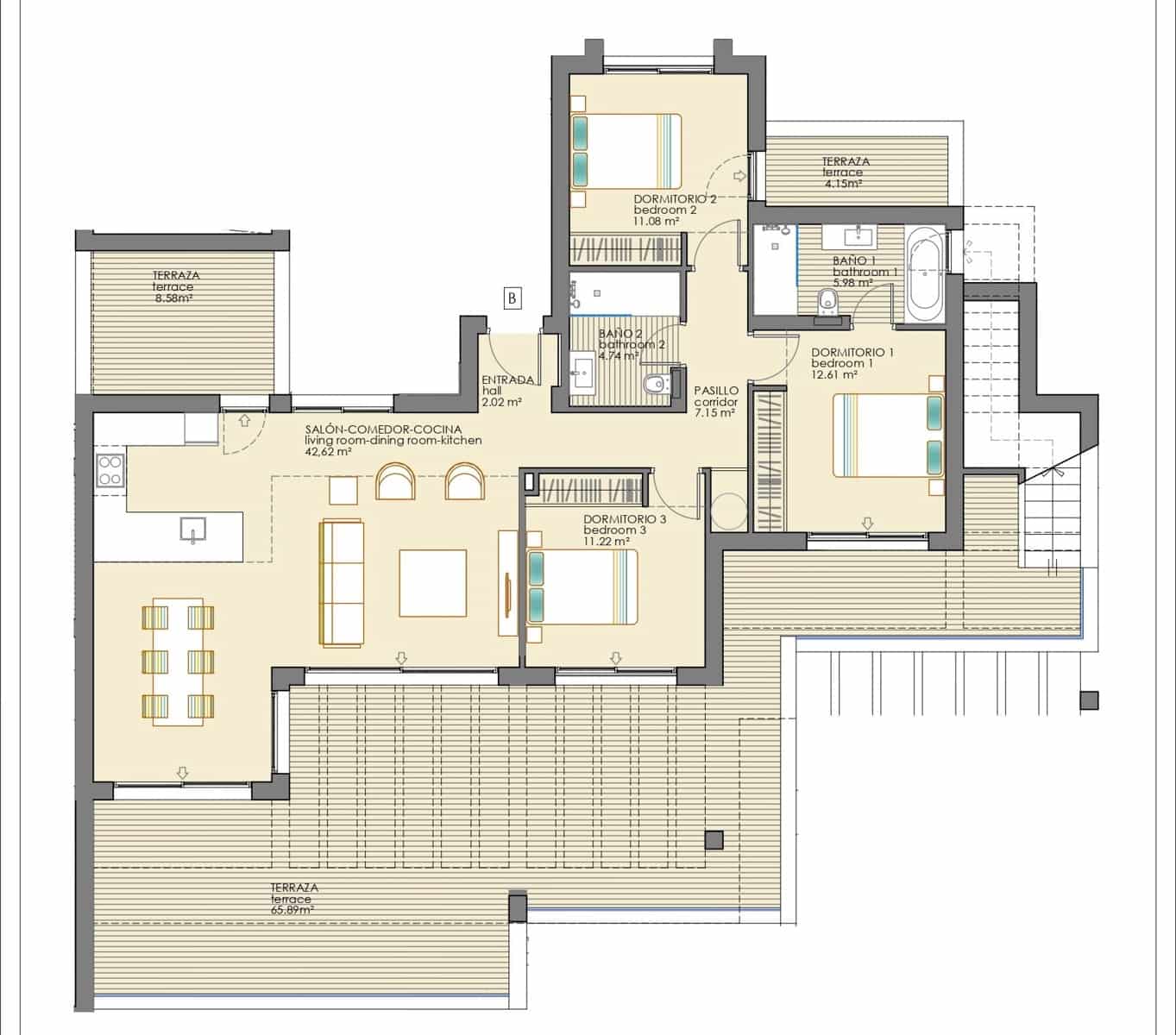 3 bedroom Penthouse for sale in Estepona with pool garage - € 725,000 (Ref: 7890145)