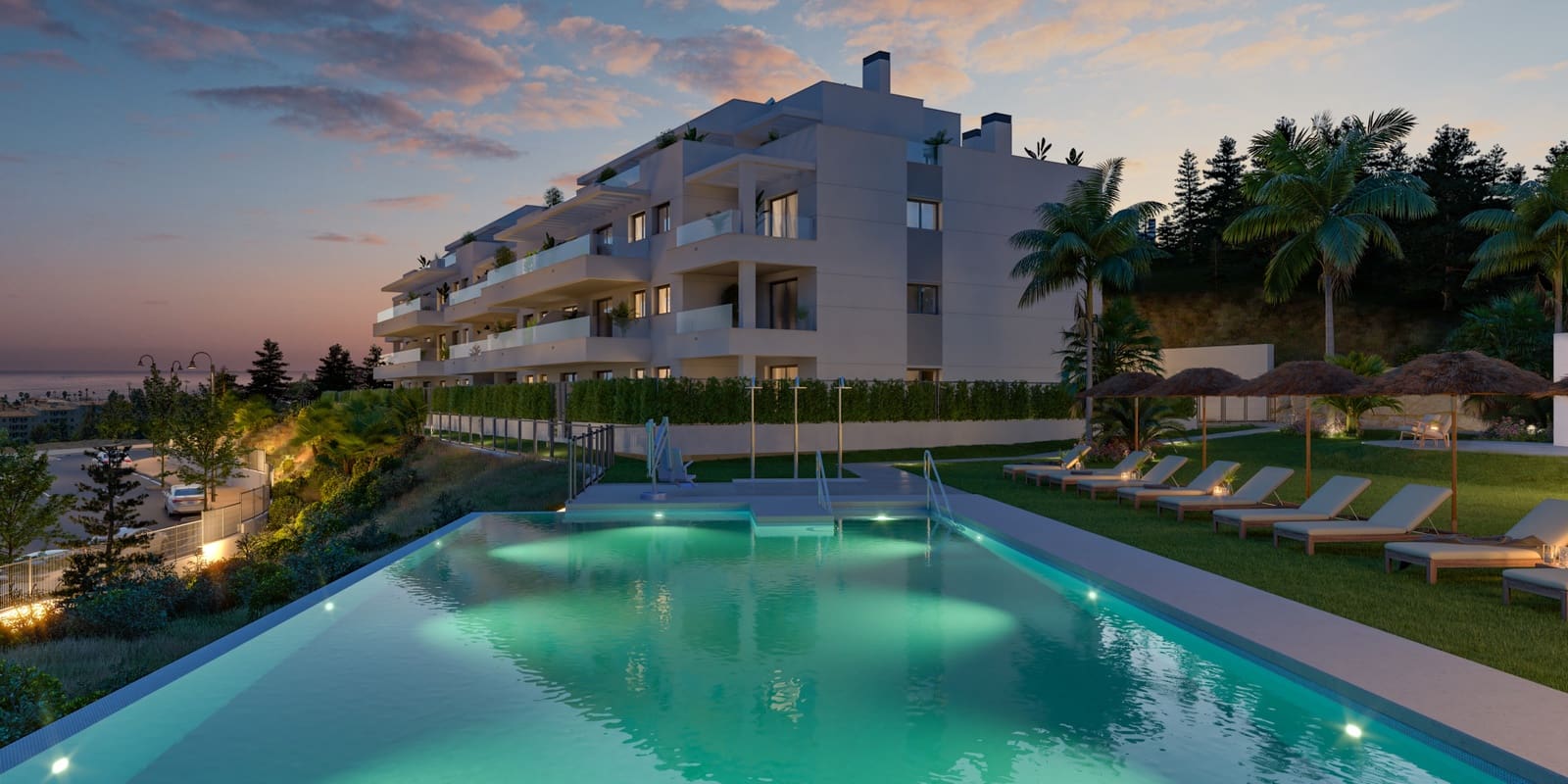 2 sovrum Lägenhet till salu i Mijas med pool garage - 430 700 € (Ref: 8048177)
