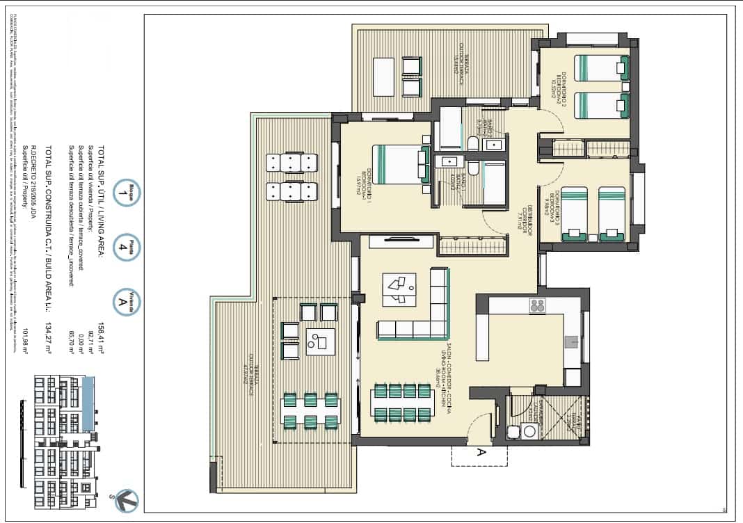 Ático de 3 habitaciones en Casares en venta con piscina garaje - 720.000 € (Ref: 8048183)