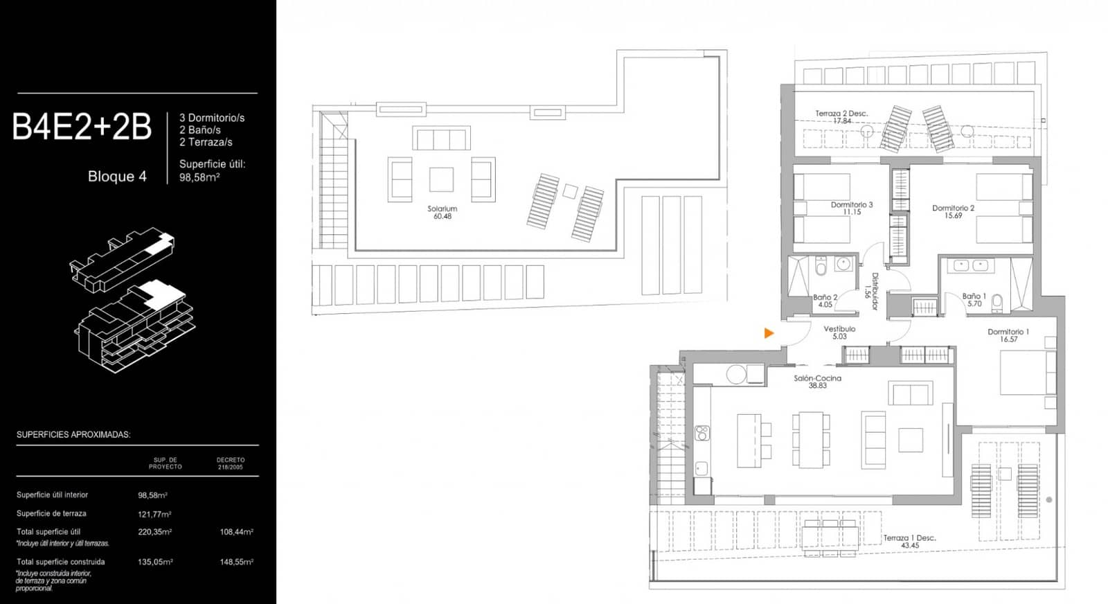 3 Zimmer Penthouse zu verkaufen in Estepona mit Pool Garage - 736.000 € (Ref: 8078401)