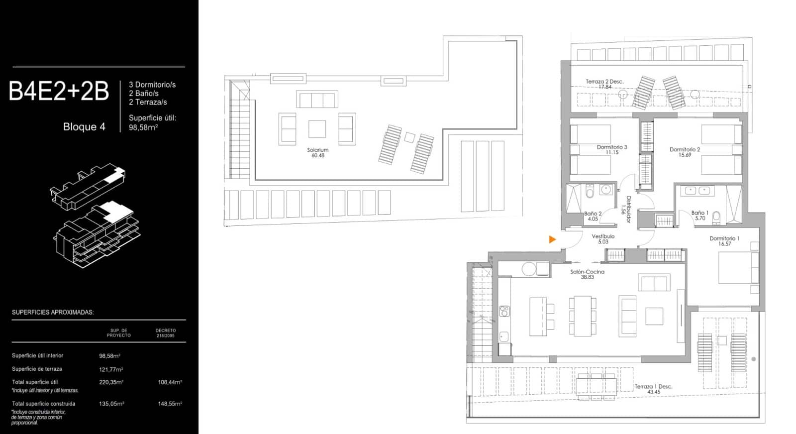 Ático de 3 habitaciones en Estepona en venta con piscina garaje - 764.000 € (Ref: 8078401)