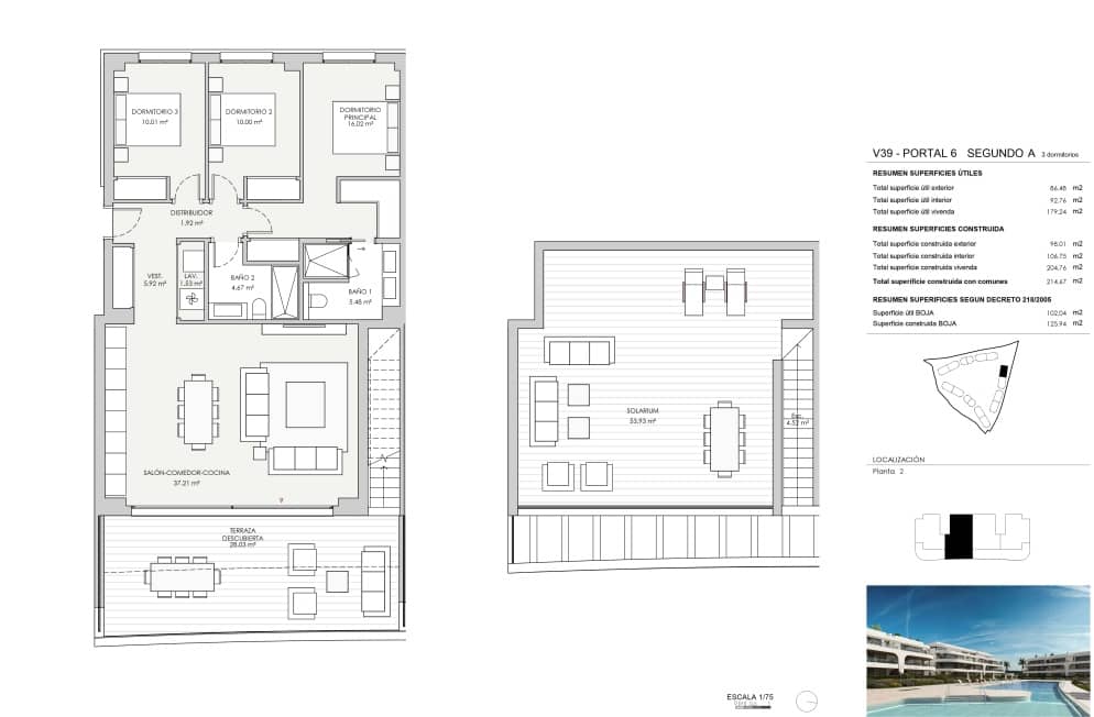 3 soverom Penthouse til salgs i Atalaya-Isdabe med svømmebasseng garasje - € 820 000 (Ref: 8153693)