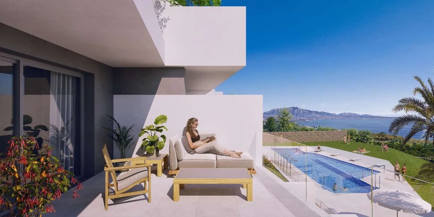 Apartamento de 3 habitaciones en Manilva en venta con piscina garaje - 425.000 € (Ref: 8209104)