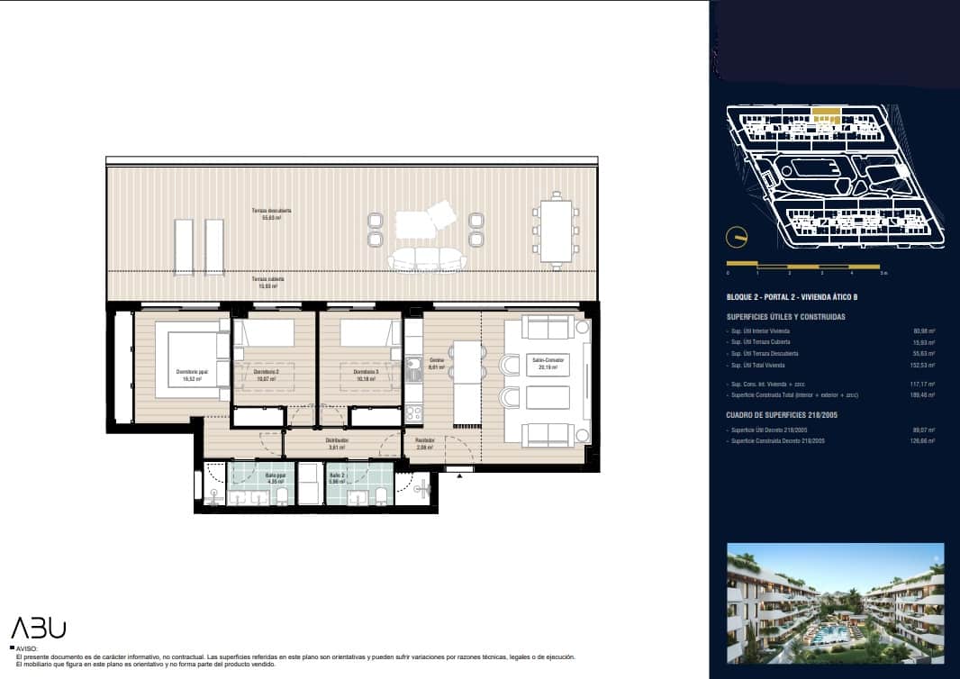 3 soverom Penthouse til salgs i San Pedro de Alcantara med svømmebasseng garasje - € 1 175 000 (Ref: 8209105)