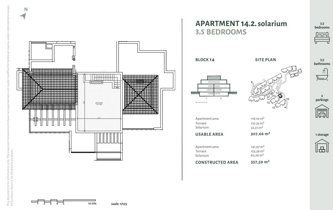 4 soveværelse Penthouse til salg i Benahavis med swimmingpool garage - € 1.250.000 (Ref: 8256023)