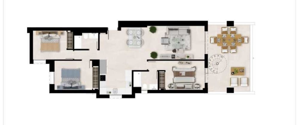 3 soverom Leilighet til salgs i Estepona med svømmebasseng garasje - € 438 000 (Ref: 8738398)