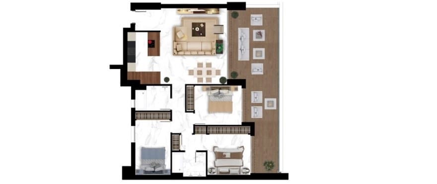 Apartamento de 4 habitaciones en San Pedro de Alcantara en venta con piscina garaje - 1.490.000 € (Ref: 8764759)