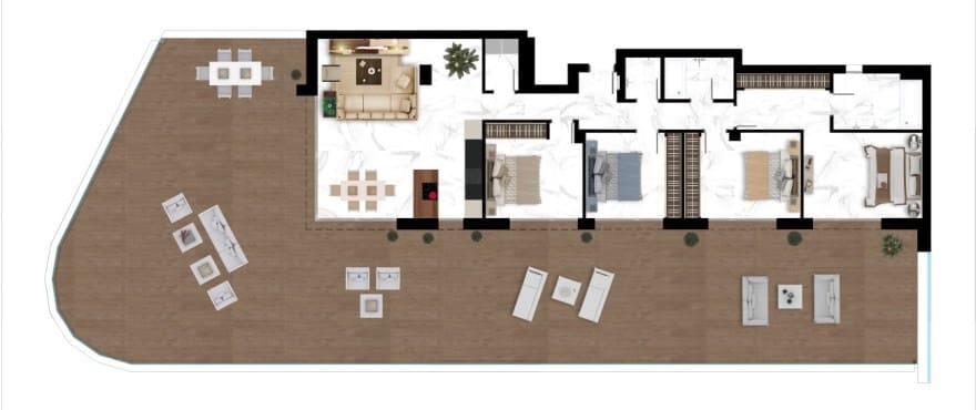 Apartamento de 4 habitaciones en San Pedro de Alcantara en venta con piscina garaje - 1.490.000 € (Ref: 8764759)