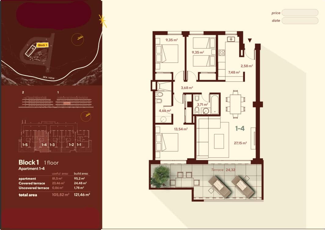 3 soveværelse Lejlighed til salg i El Chaparral med swimmingpool garage - € 570.000 (Ref: 8789233)
