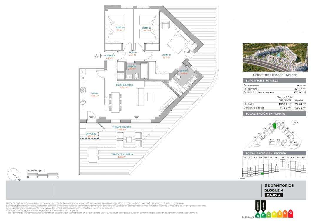 3 soveværelse Lejlighed til salg i Malaga by med swimmingpool garage - € 704.000 (Ref: 8849398)