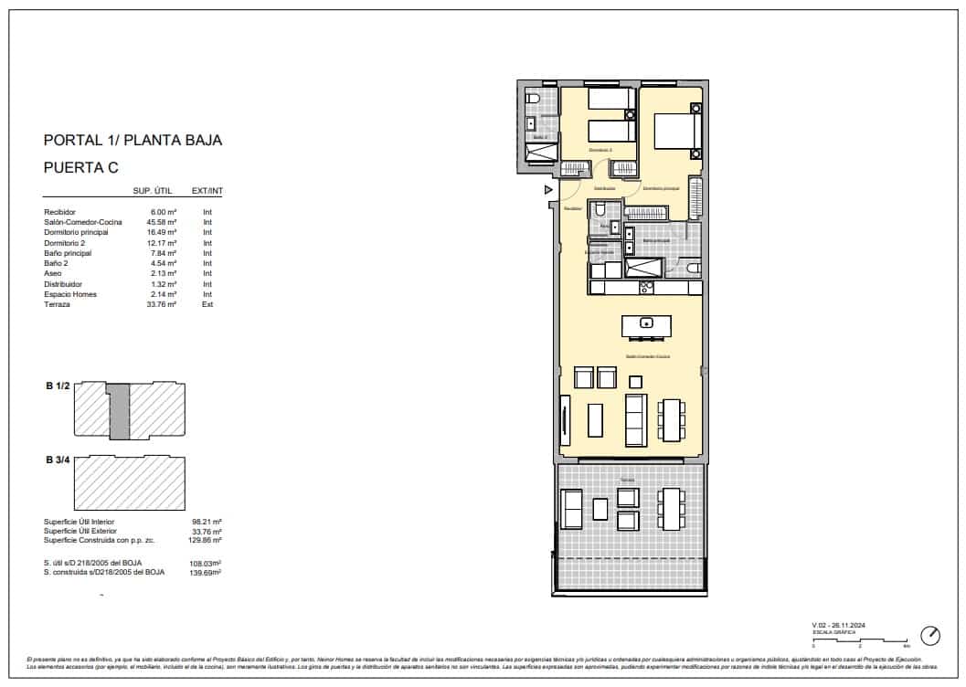 3 chambre Penthouse à vendre à Estepona avec piscine garage - 890 000 € (Ref: 8879673)