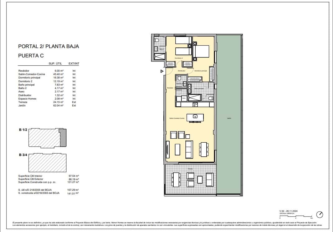 3 chambre Penthouse à vendre à Estepona avec piscine garage - 890 000 € (Ref: 8879673)