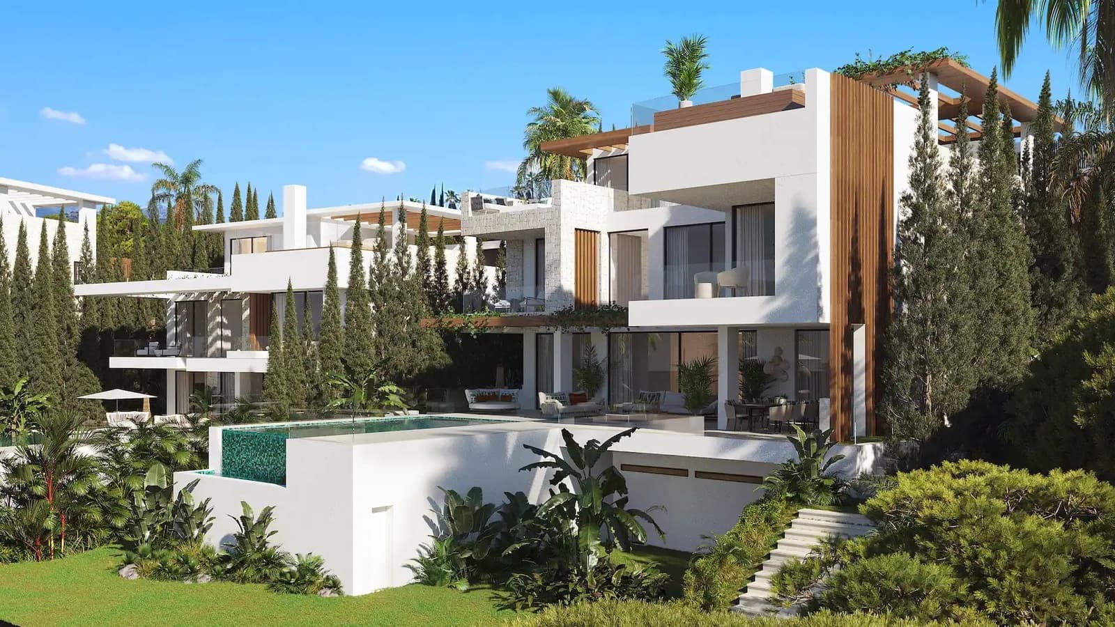 3 chambre Villa/Maison à vendre à New Golden Mile avec piscine garage - 2 900 000 € (Ref: 8879676)