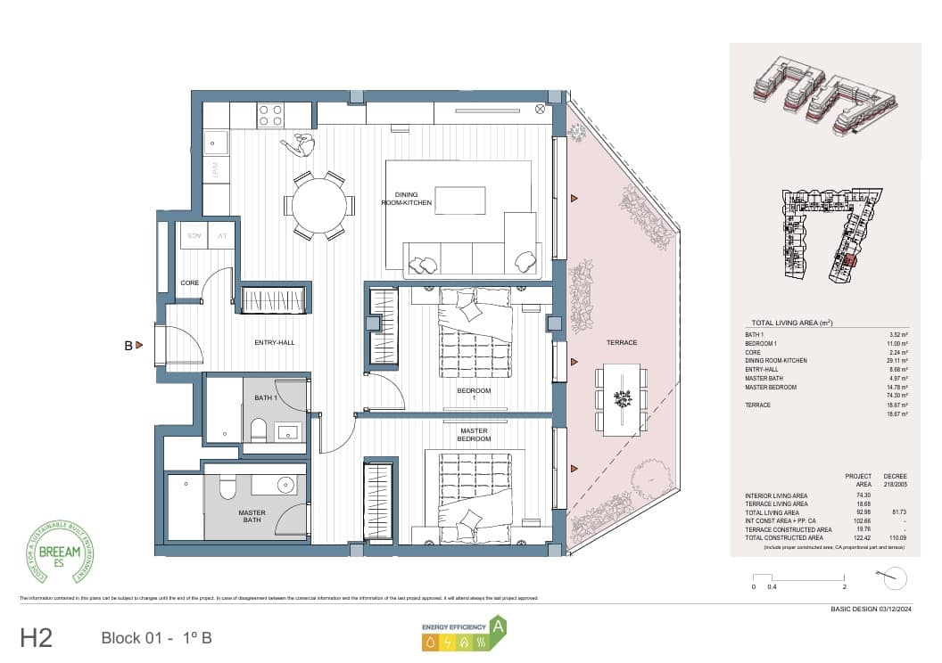 2 soverom Leilighet til salgs i Fuengirola med svømmebasseng garasje - € 471 500 (Ref: 8884043)
