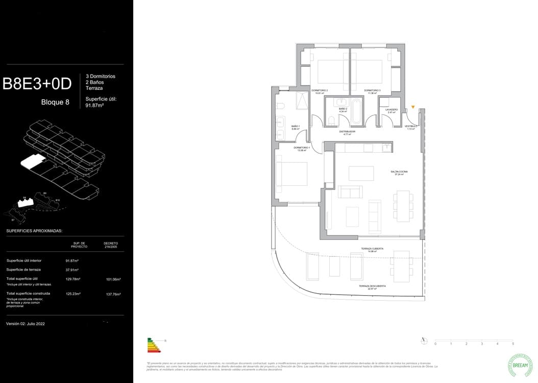 3 soverom Leilighet til salgs i New Golden Mile med svømmebasseng garasje - € 530 000 (Ref: 8907324)