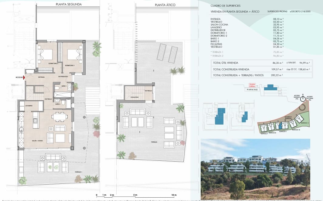 2 slaapkamer Penthouse te koop in Estepona met zwembad garage - € 871.442 (Ref: 8941477)