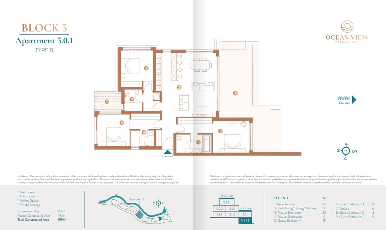 3 slaapkamer Appartement te koop in Ojen met zwembad garage - € 946.000 (Ref: 8941479)
