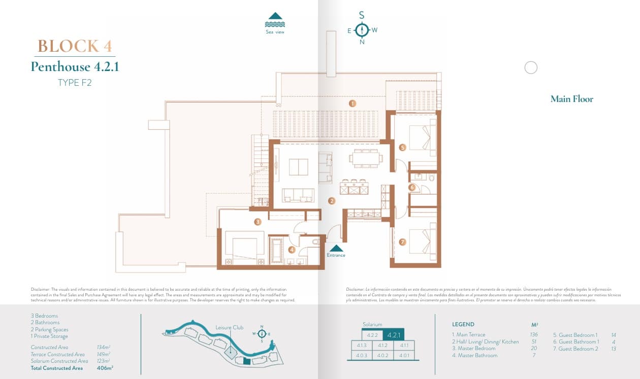 3 soveværelse Penthouse til salg i Ojen med swimmingpool garage - € 2.000.000 (Ref: 8941480)