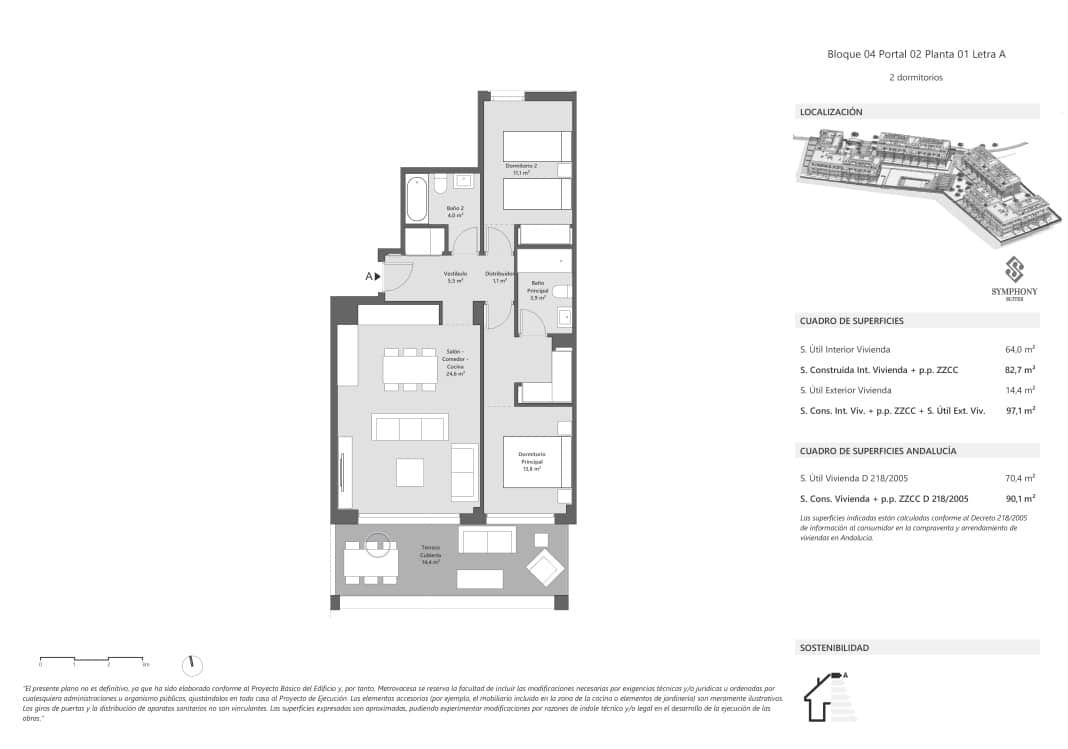 3 camera da letto Appartamento in vendita in Cancelada con piscina garage - 508.200 € (Rif: 8941481)