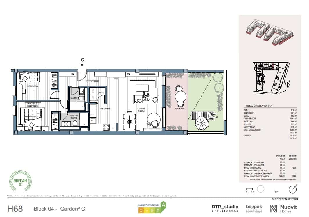 3 bedroom Penthouse for sale in Fuengirola with pool garage - € 1,023,500 (Ref: 8941484)