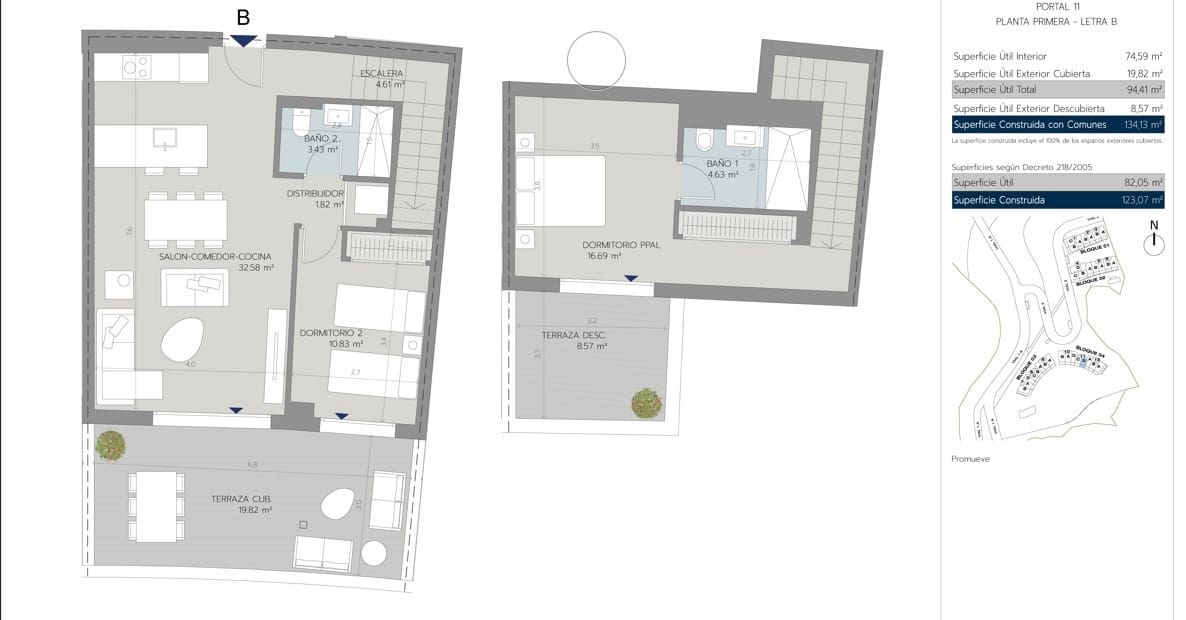 Ático de 2 habitaciones en Torremuelle en venta con piscina garaje - 552.000 € (Ref: 8948957)