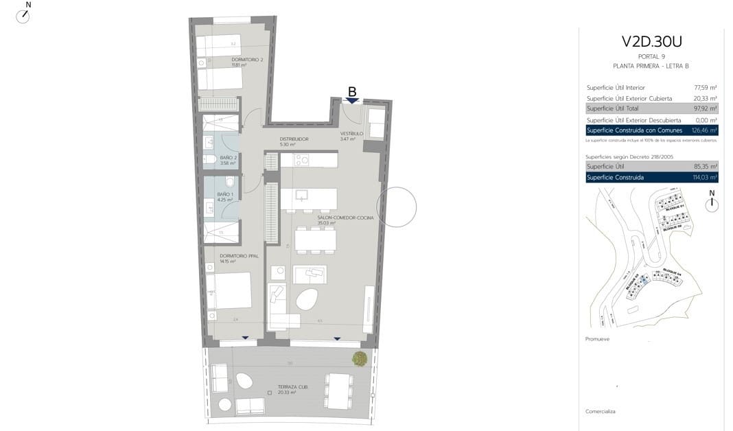 3 sypialnia Apartament na sprzedaż w Torremuelle z basenem garażem - 494 000 € (Ref: 8948960)