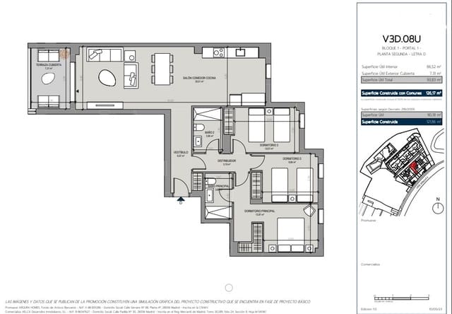 2 bedroom Penthouse for sale in Manilva with pool garage - € 431,000 (Ref: 8948966)