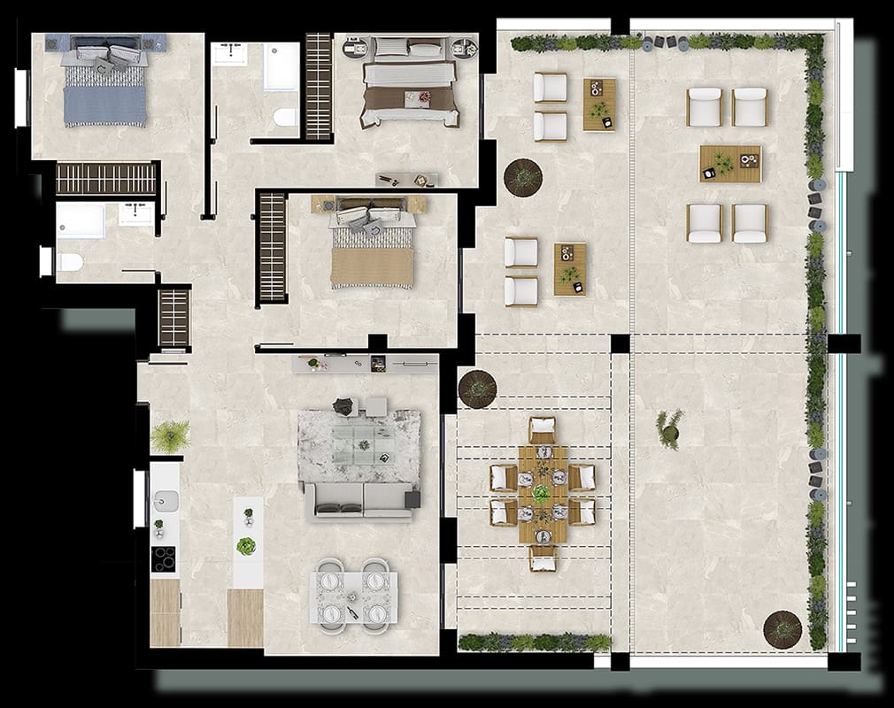 3 soverom Leilighet til salgs i Casares med svømmebasseng garasje - € 535 000 (Ref: 8968281)