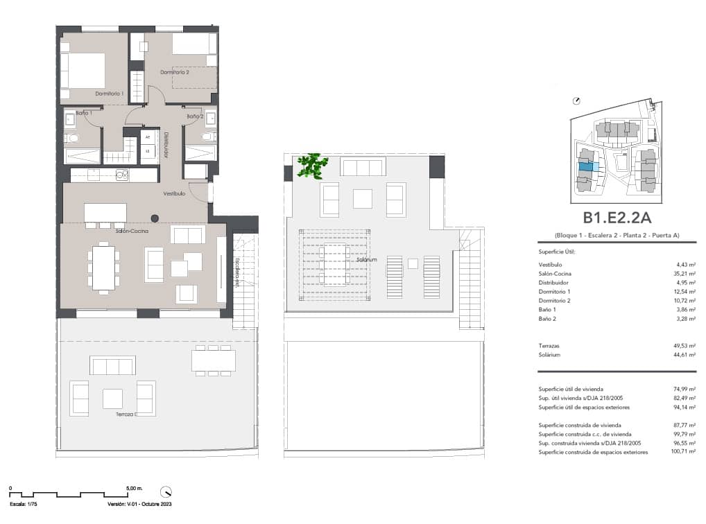 2 bedroom Penthouse for sale in Estepona with pool garage - € 570,000 (Ref: 8988047)