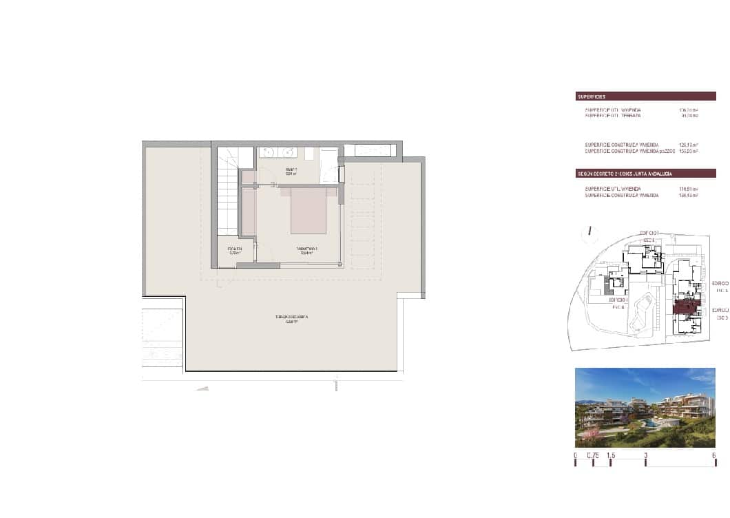 3 soverom Penthouse til salgs i Cancelada med svømmebasseng garasje - € 1 090 000 (Ref: 9002914)